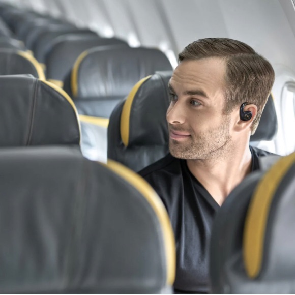 Wireless Black Open Earbuds with Charging Case - Picture 10 of 10